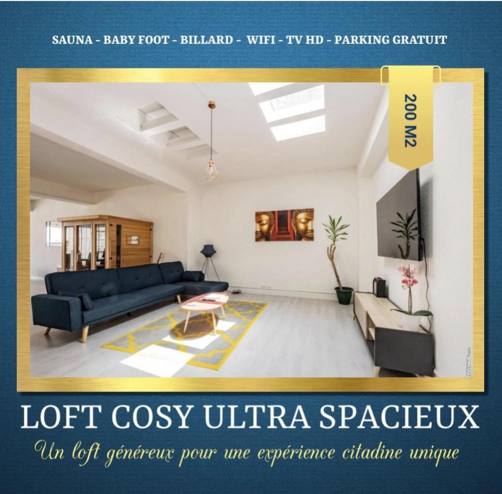 Loft Cosy - Hypercentre - Sauna - 200M2 - Wifi Graulhet Exterior foto